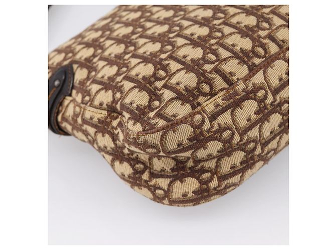 Borsa a tracolla Christian Dior Trotter Canvas Beige Auth ka5911A - vista 14