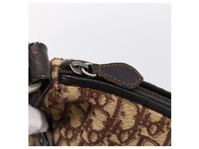 Borsa a tracolla Christian Dior Trotter Canvas Beige Auth ka5911A - vista 15
