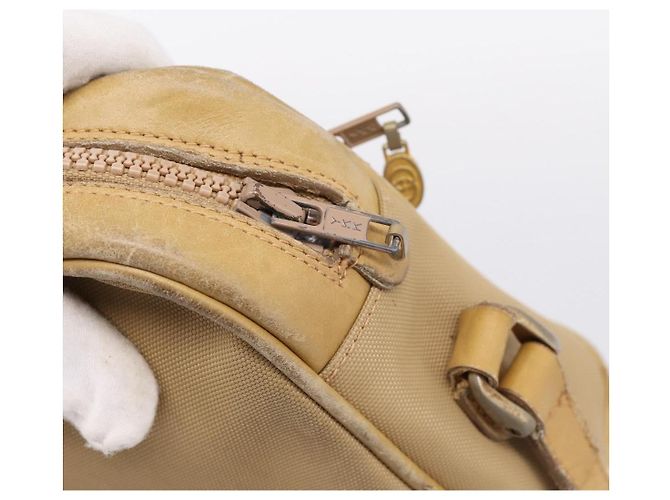 Borsa a tracolla GUCCI Web Sherry Line Canvas Beige Gold Auth 200924 D'oro - vista 14