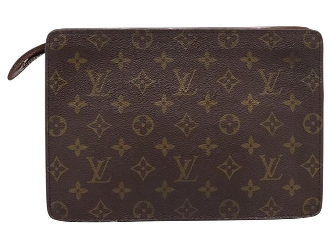 LOUIS VUITTON Monogram Pochette Homme Clutch Bag M51795 LV Auth 197841 Monogramma - vista 2