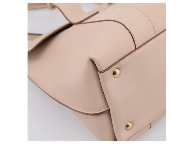 Borsa Tote Salvatore Ferragamo Gancini in pelle rosa e oro Auth 199216V D'oro - vista 11