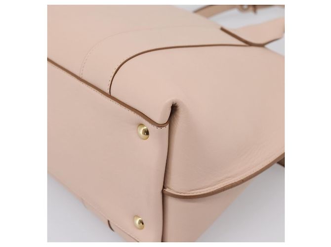 Borsa Tote Salvatore Ferragamo Gancini in pelle rosa e oro Auth 199216V D'oro - vista 12