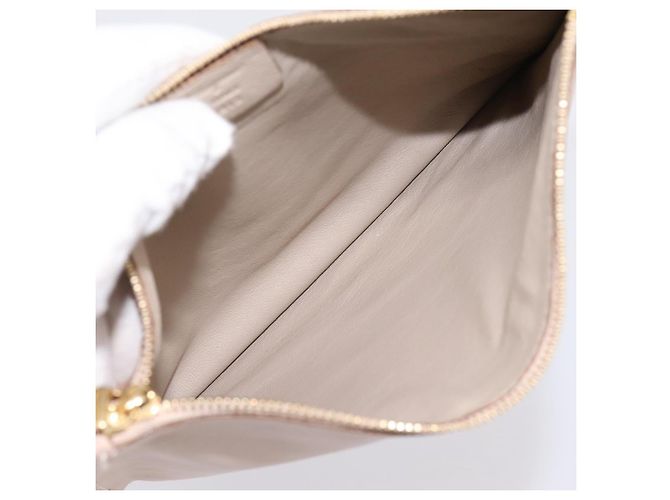 Borsa Tote Salvatore Ferragamo Gancini in pelle rosa e oro Auth 199216V D'oro - vista 22