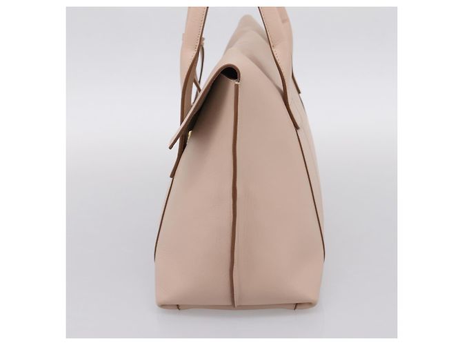 Borsa Tote Salvatore Ferragamo Gancini in pelle rosa e oro Auth 199216V D'oro - vista 5