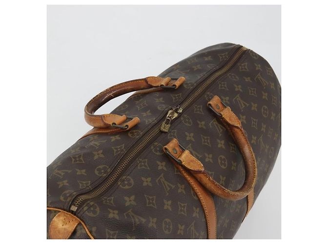 LOUIS VUITTON Monogram Keepall 50 Boston Bag M41426 LV Auth 196430 Monogramma - vista 6