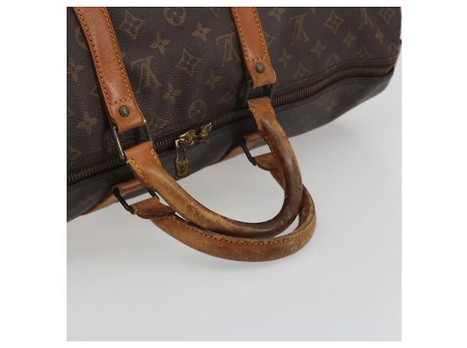 LOUIS VUITTON Monogram Keepall 50 Boston Bag M41426 LV Auth 196430 Monogramma - vista 7