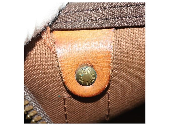 LOUIS VUITTON Monogram Keepall 50 Boston Bag M41426 LV Auth 197501 Monogramma - vista 12