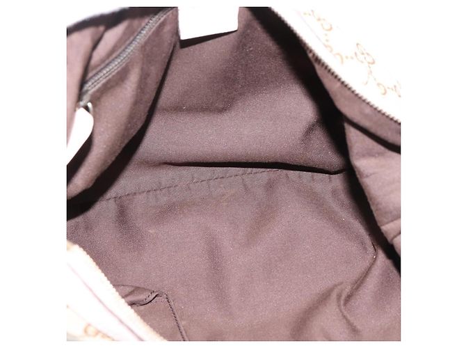 Borsa a tracolla GUCCI GG Canvas Sherry Line Beige Tono Oro 181092 Auth BA15362 - vista 16