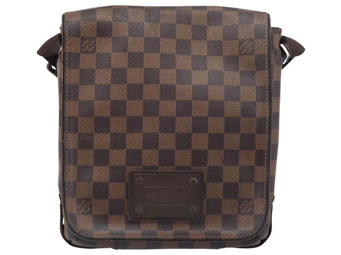 LOUIS VUITTON Damier Ebene Brooklyn PM Shoulder Bag N51210 LV Auth 198568 - vista 13