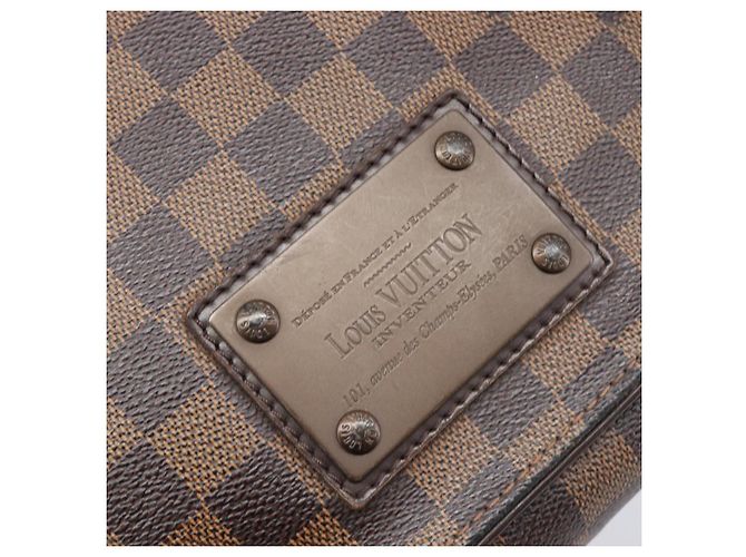 LOUIS VUITTON Damier Ebene Brooklyn PM Shoulder Bag N51210 LV Auth 198568 - vista 18