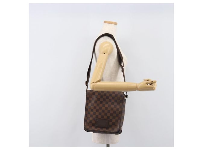 LOUIS VUITTON Damier Ebene Brooklyn PM Shoulder Bag N51210 LV Auth 198568 - vista 24