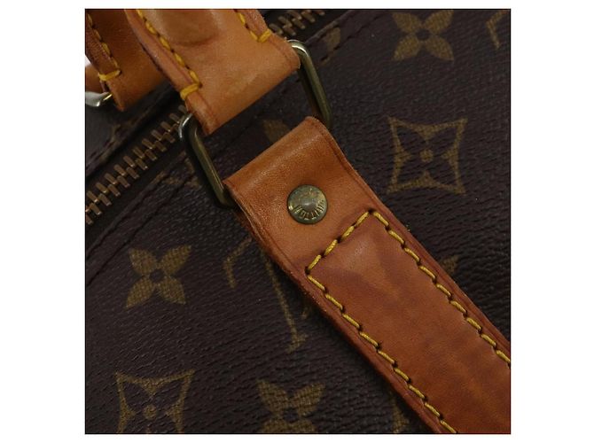 LOUIS VUITTON Monogram Keepall 55 Boston Bag M41424 LV Auth 196262A Monograma - vista 18