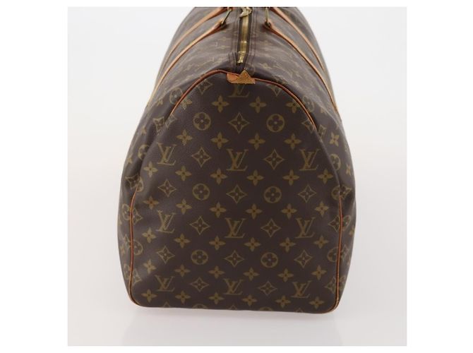 LOUIS VUITTON Monogram Keepall 55 Boston Bag M41424 LV Auth 196262A Monograma - vista 4