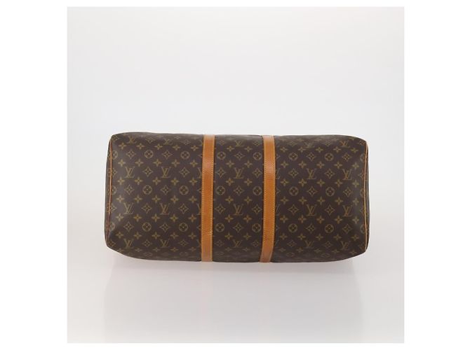 LOUIS VUITTON Monogram Keepall 55 Boston Bag M41424 LV Auth 196262A Monograma - vista 5