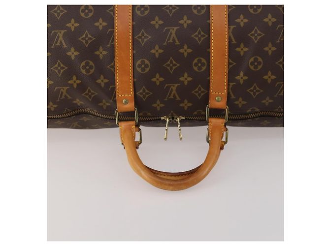 LOUIS VUITTON Monogram Keepall 55 Boston Bag M41424 LV Auth 196262A Monograma - vista 7