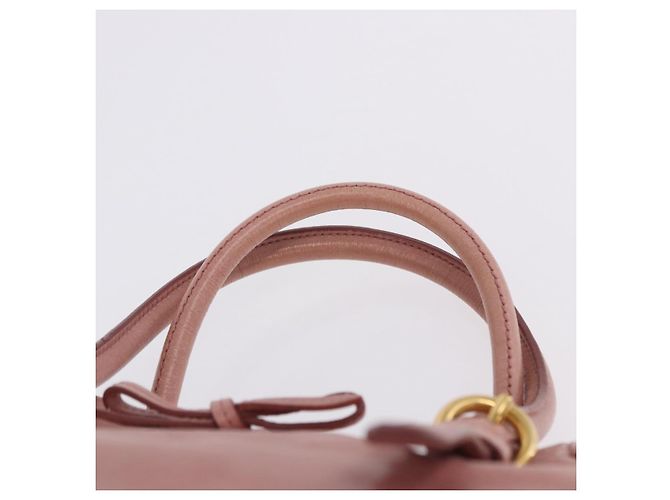 Borsa a mano Miu Miu in pelle 2way Rosa Oro Auth yk20856V D'oro - vista 14