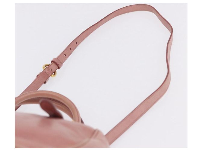 Borsa a mano Miu Miu in pelle 2way Rosa Oro Auth yk20856V D'oro - vista 15