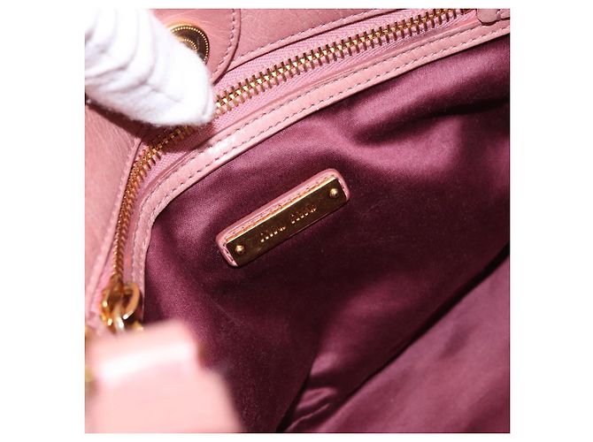Borsa a mano Miu Miu in pelle 2way Rosa Oro Auth yk20856V D'oro - vista 20