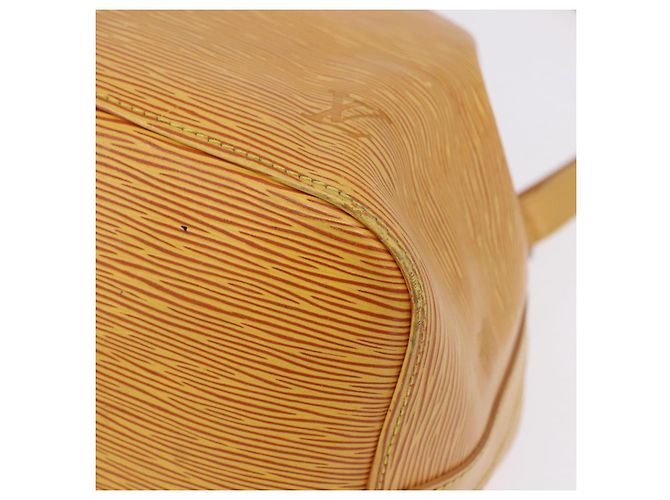 Borsa a tracolla LOUIS VUITTON Epi Petit Noe Gialla M44109 LV Auth ka5931 Giallo - vista 16