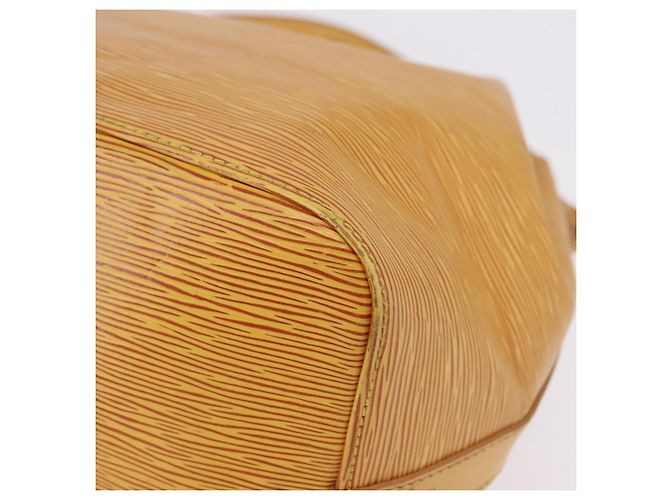 Borsa a tracolla LOUIS VUITTON Epi Petit Noe Gialla M44109 LV Auth ka5931 Giallo - vista 18