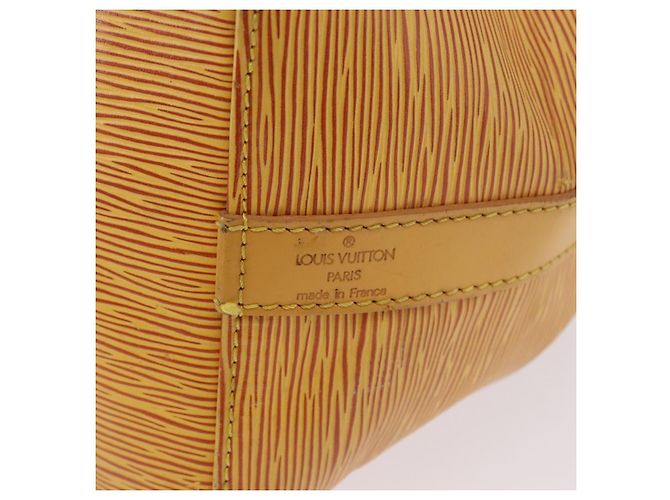 Borsa a tracolla LOUIS VUITTON Epi Petit Noe Gialla M44109 LV Auth ka5931 Giallo - vista 19