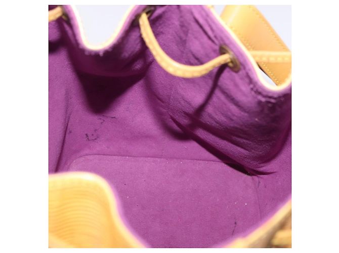 Borsa a tracolla LOUIS VUITTON Epi Petit Noe Gialla M44109 LV Auth ka5931 Giallo - vista 21