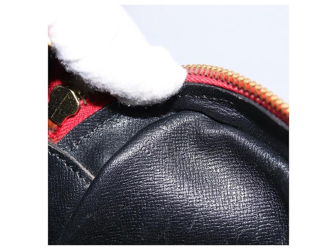 Borsa a tracolla LOUIS VUITTON Epi June Feuille Rossa M52157 LV Auth BA15370 Rosso - vista 12