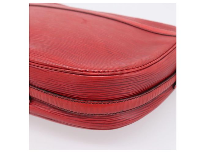 Borsa a tracolla LOUIS VUITTON Epi June Feuille Rossa M52157 LV Auth BA15370 Rosso - vista 17