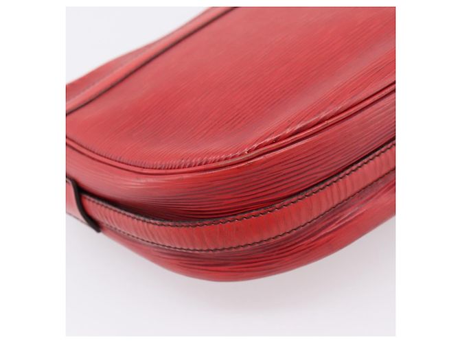 Borsa a tracolla LOUIS VUITTON Epi June Feuille Rossa M52157 LV Auth BA15370 Rosso - vista 18