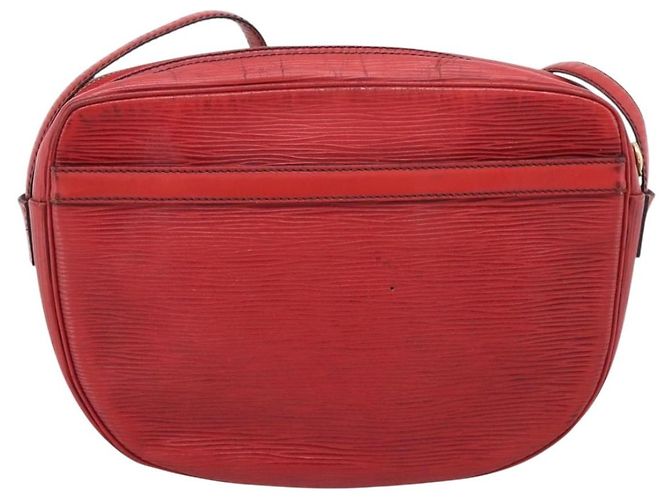 Borsa a tracolla LOUIS VUITTON Epi June Feuille Rossa M52157 LV Auth BA15370 Rosso - vista 2