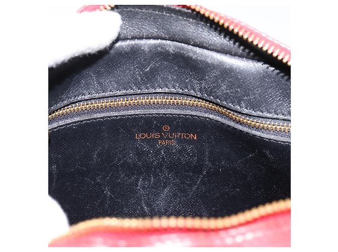 Borsa a tracolla LOUIS VUITTON Epi June Feuille Rossa M52157 LV Auth BA15370 Rosso - vista 20