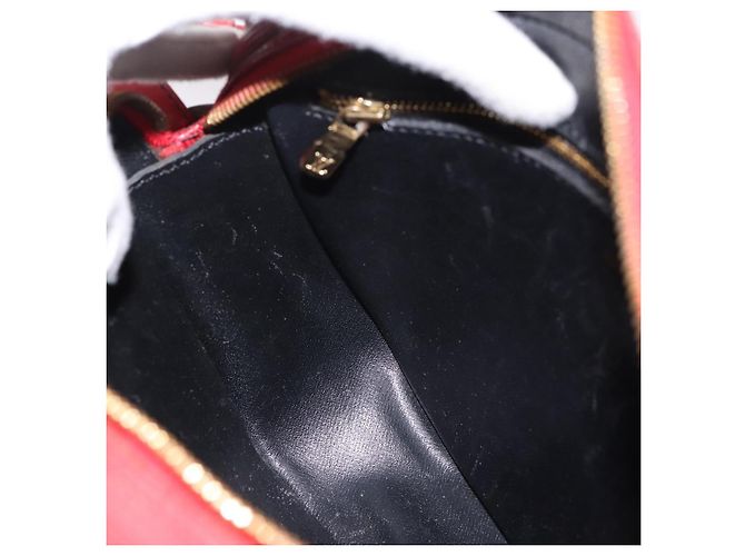 Borsa a tracolla LOUIS VUITTON Epi June Feuille Rossa M52157 LV Auth BA15370 Rosso - vista 22