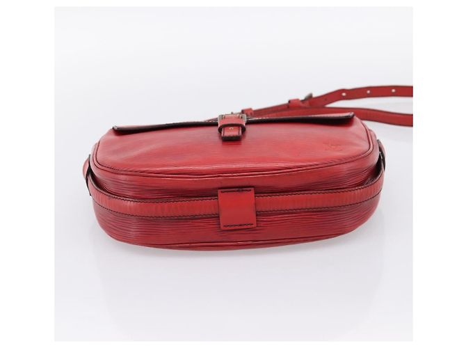 Borsa a tracolla LOUIS VUITTON Epi June Feuille Rossa M52157 LV Auth BA15370 Rosso - vista 5
