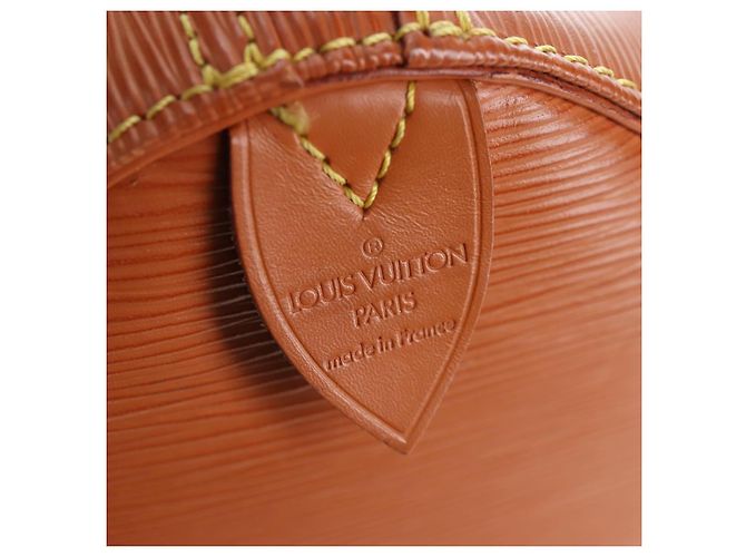 LOUIS VUITTON Epi Keepall 45 Boston Bag Brown M42978 LV Auth 194399SAV Marrone - vista 17