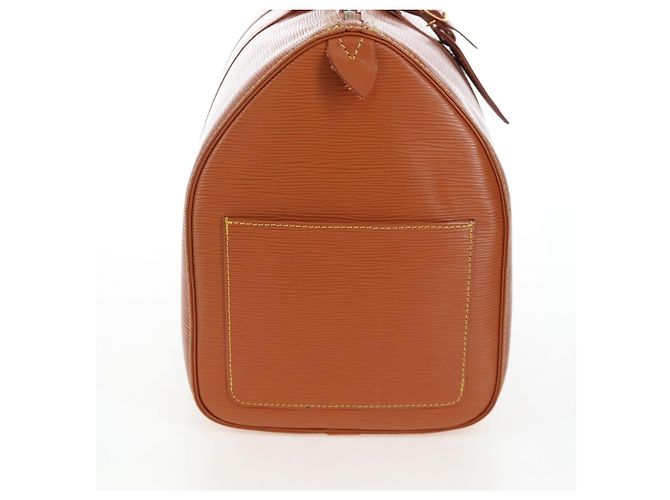 LOUIS VUITTON Epi Keepall 45 Boston Bag Brown M42978 LV Auth 194399SAV Marrone - vista 4