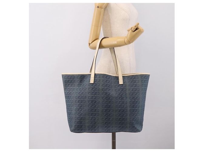 Borsa Tote GUCCI Denim Blue 257245 Auth 197817A - vista 21