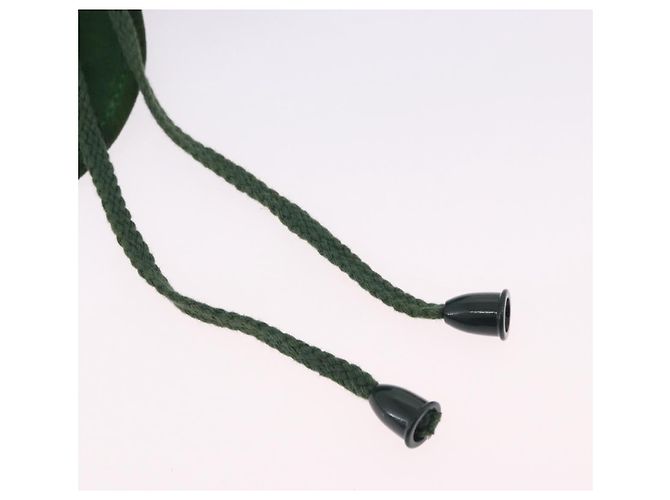 Borsa a mano con catena BALENCIAGA in camoscio verde Auth 196979 - vista 21