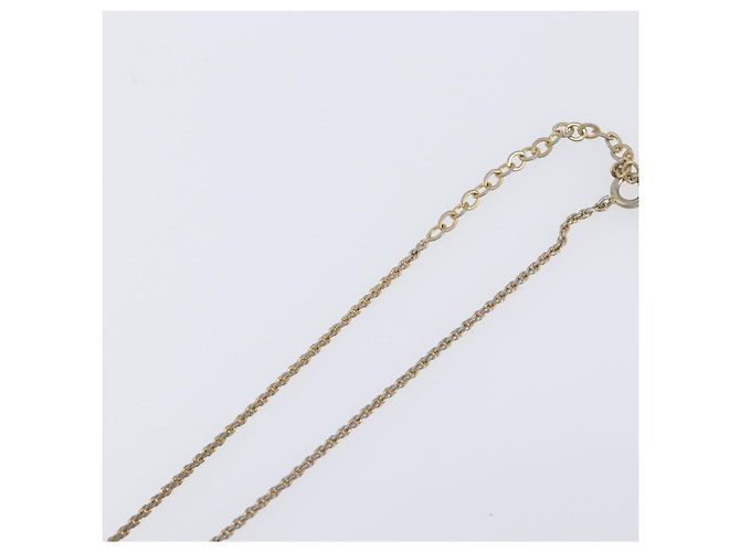 Collana Christian Dior metallo Gold Tone Auth 199265 - vista 13