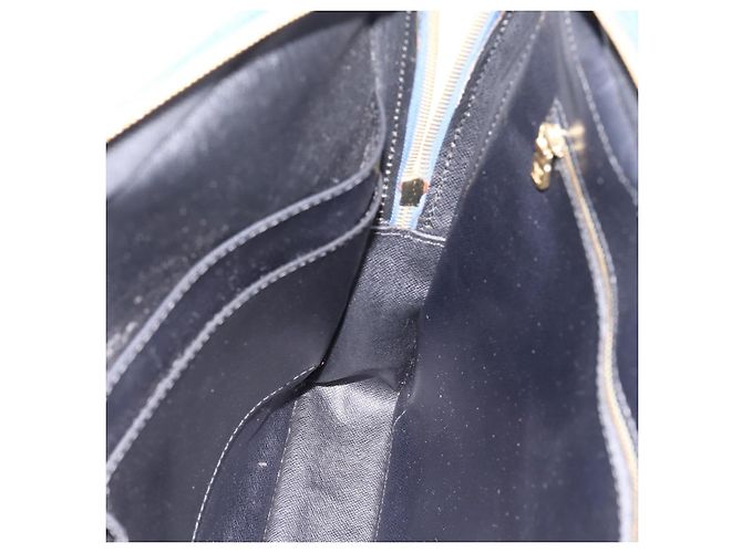 LOUIS VUITTON Epi Porte Documents Voyage Business Bag Blue M54475 LV Auth 198949 - vista 20