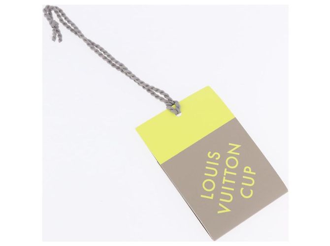 LOUIS VUITTON LV Cup Pañuelo de algodón amarillo LV Auth 198783A - vista 8