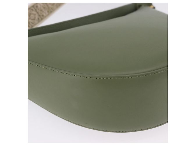 Borsa a spalla LOEWE Luna Small in pelle Verde Oro Auth ka5922M D'oro - vista 15