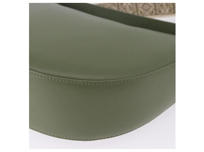 Borsa a spalla LOEWE Luna Small in pelle Verde Oro Auth ka5922M D'oro - vista 16