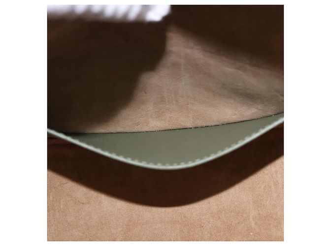 Borsa a spalla LOEWE Luna Small in pelle Verde Oro Auth ka5922M D'oro - vista 23