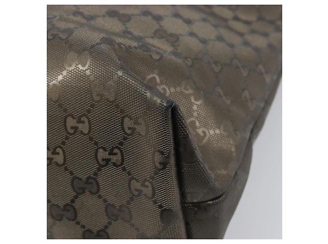 Borsa Tote GUCCI GG Implementation PVC Oro Argento 211137 Auth BA15109 D'oro - vista 12