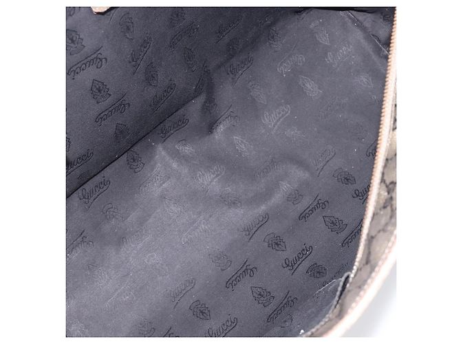 Borsa Tote GUCCI GG Implementation PVC Oro Argento 211137 Auth BA15109 D'oro - vista 18