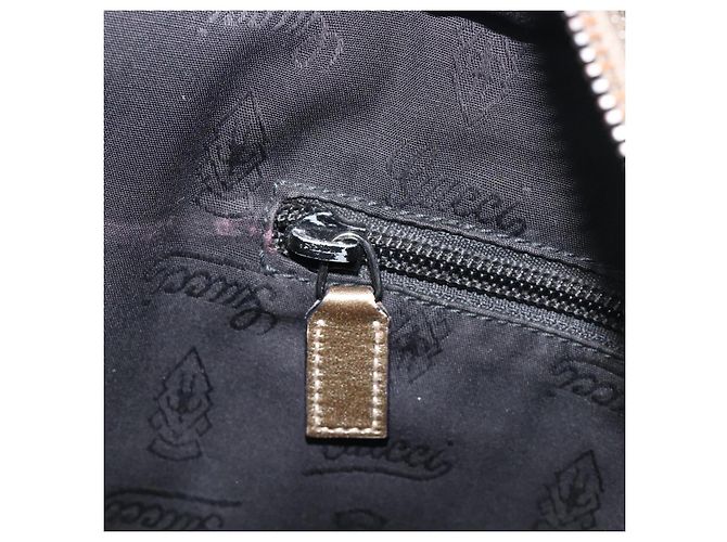 Borsa Tote GUCCI GG Implementation PVC Oro Argento 211137 Auth BA15109 D'oro - vista 21