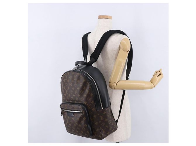 LOUIS VUITTON Monogram Macassar Josh Backpack M41530 LV Auth ka5895V Monogramma - vista 27