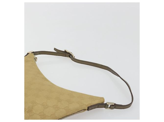Borsa a tracolla GUCCI GG Canvas Beige Oro 005 0813 Auth 197215 D'oro - vista 9
