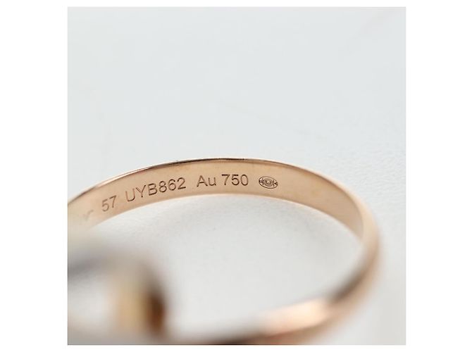 Anello CARTIER Trinity Au750 Oro Argento Auth am12316SM D'oro - vista 11