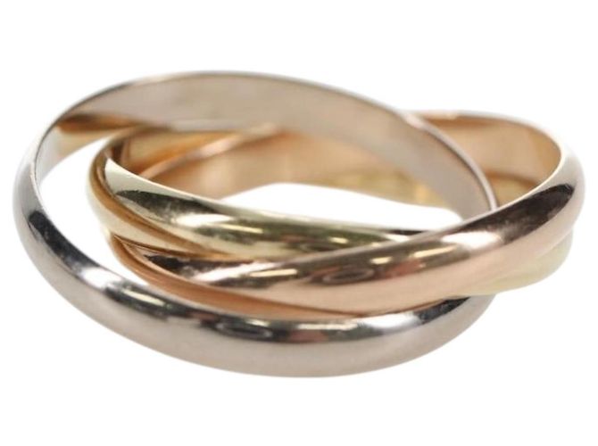 Anello CARTIER Trinity Au750 Oro Argento Auth am12316SM D'oro - vista 3